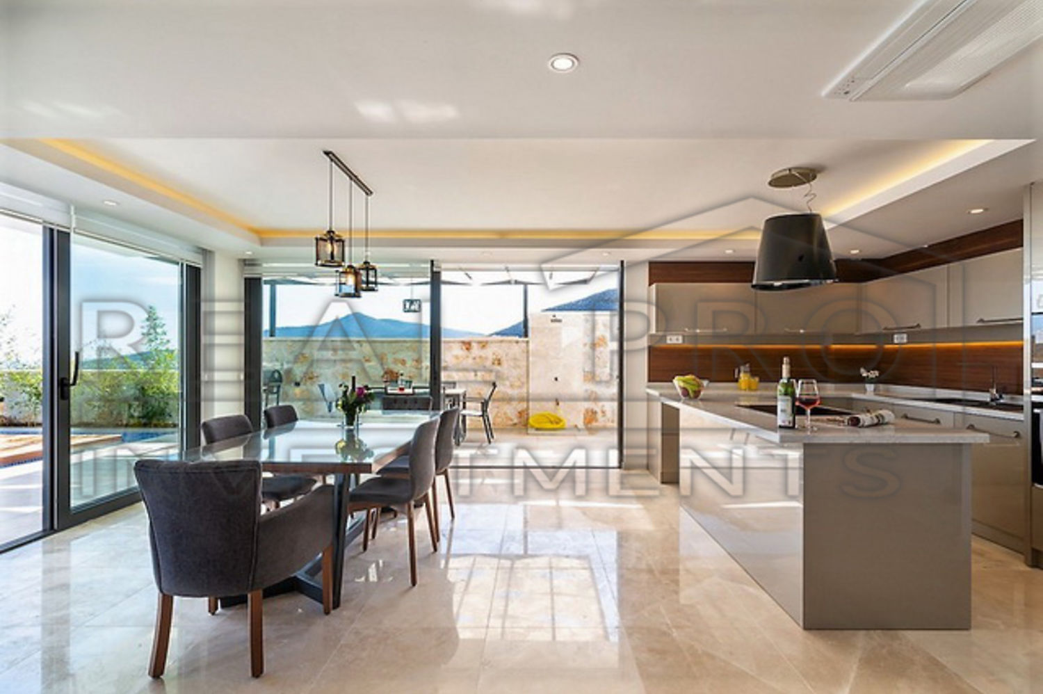 Ultra Luxury modern design villa in Kalkan with stunning views