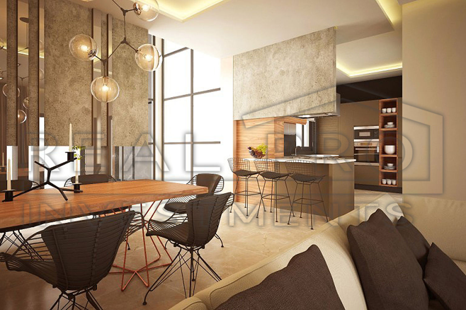Nieuwe moderne design villa's met mooi zeezicht te koop in Yalıkavak ...