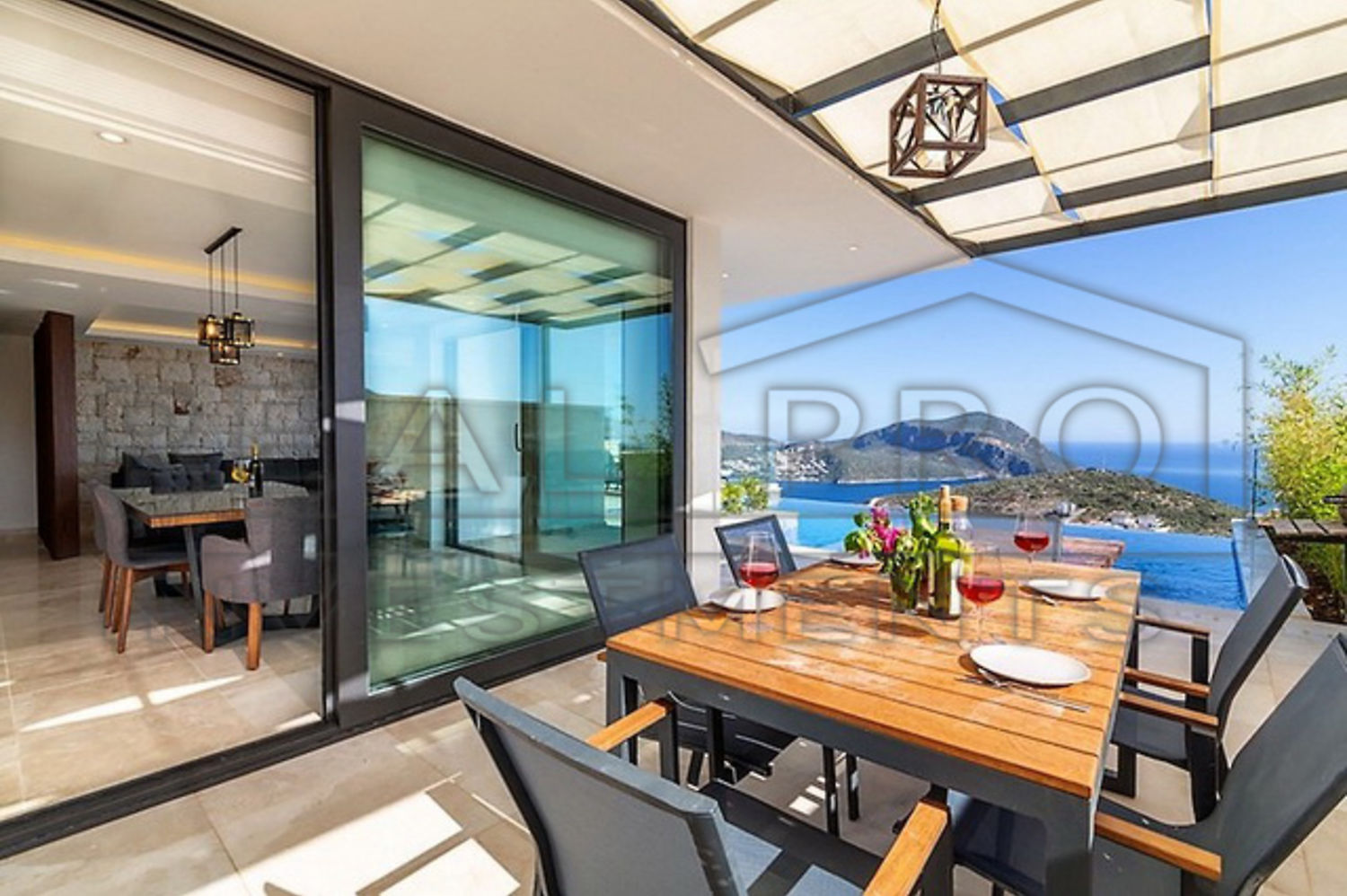 Ultra Luxury modern design villa in Kalkan with stunning views