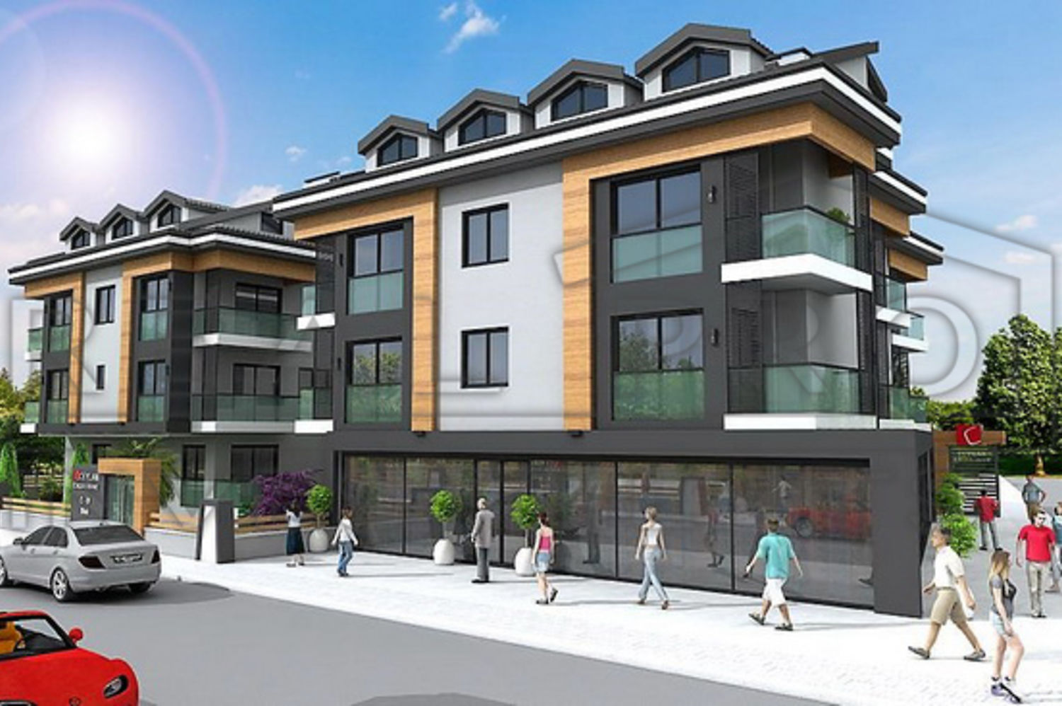 New luxury apartments in Fethiye centre for sale